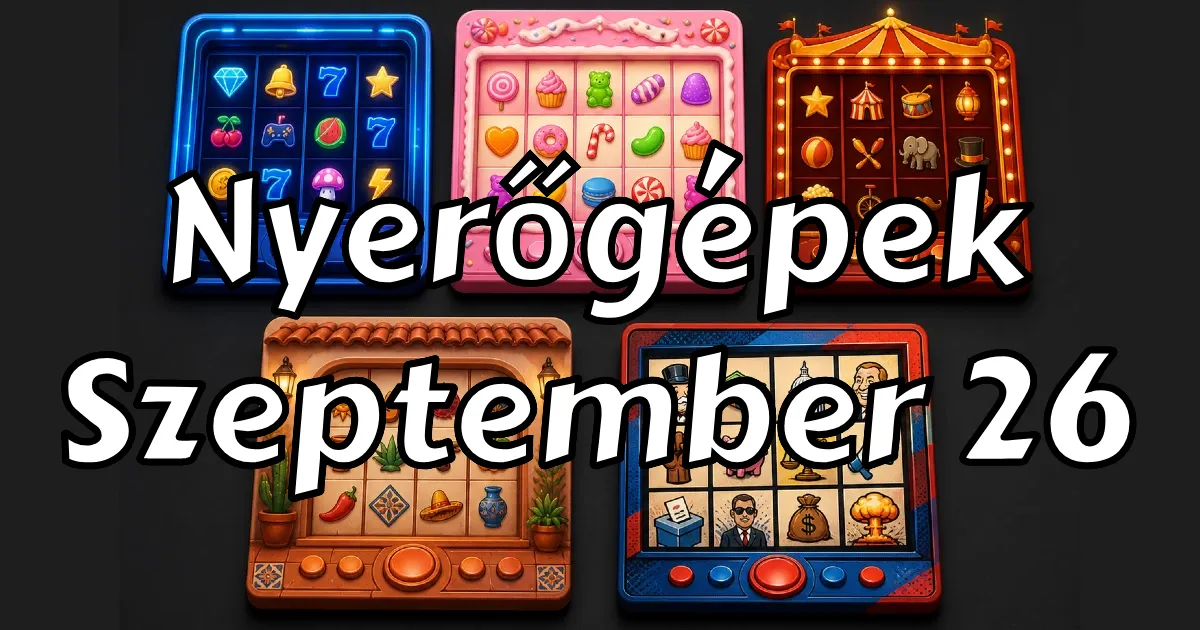 uj nyerogepek szeptember 2026